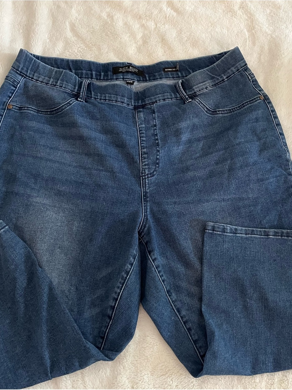 Women's Blue Denim Jean Capris